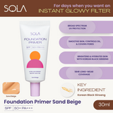 Sola Beauty Foundation Primer SPF50PA+++ 30ml (Tinted Sunscreen)