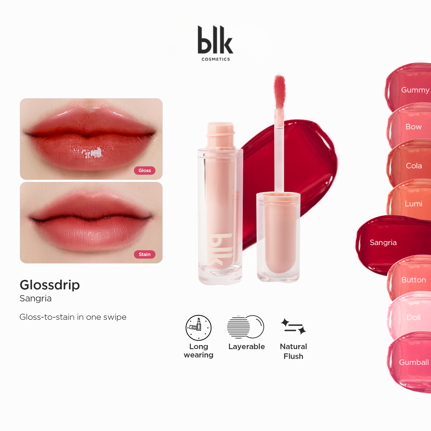BLK Cosmetics Glossdrip
