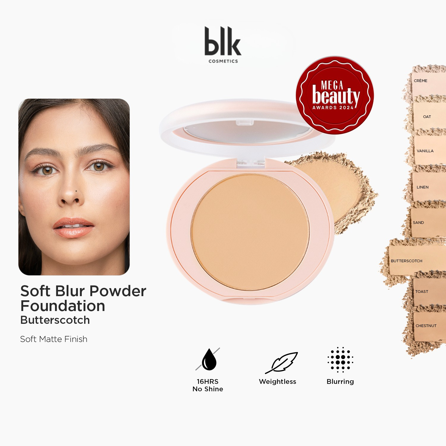 BLK Cosmetics Daydream Soft Blur Powder Foundation