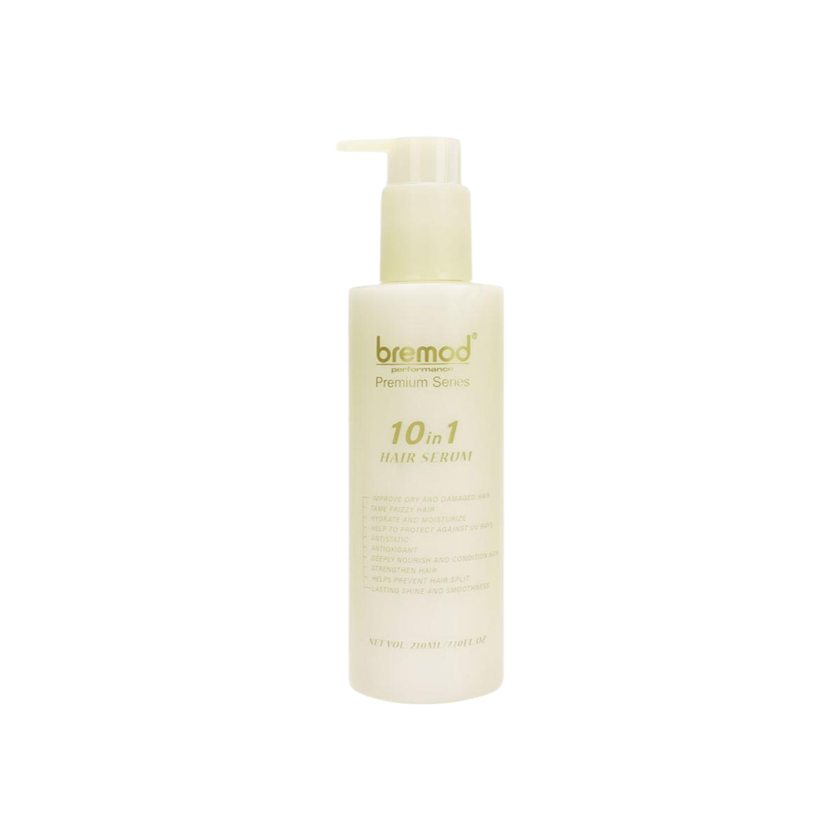 Bremod Premium 10 in 1 Hair Serum Moisturize Deeply Nourish Repair Dry and Damaged Hair 210ml