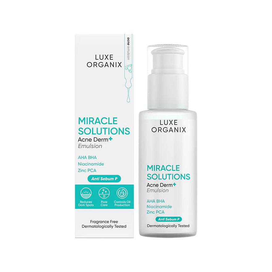 Luxe Organix AHA-BHA Miracle Solutions Emulsion 80ml