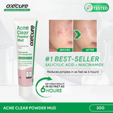 Oxecure 2% Salicylic Acid Acne Clear Powder Mud 30g