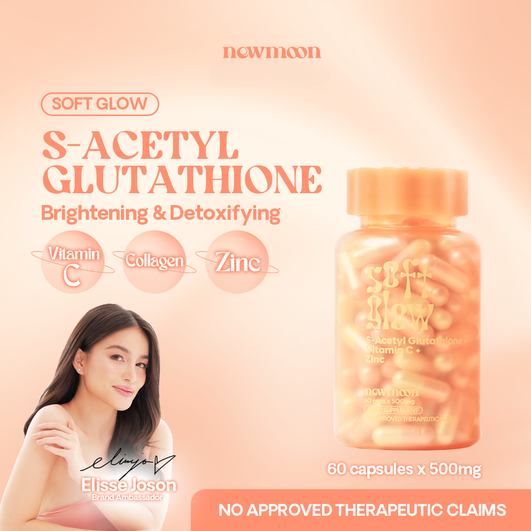 New Moon Soft Glow S-Acetyl Glutathione Beauty Supplement