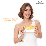 Luxe Organix Papaya + Kojic Acid Cloud Soap 80g x 3