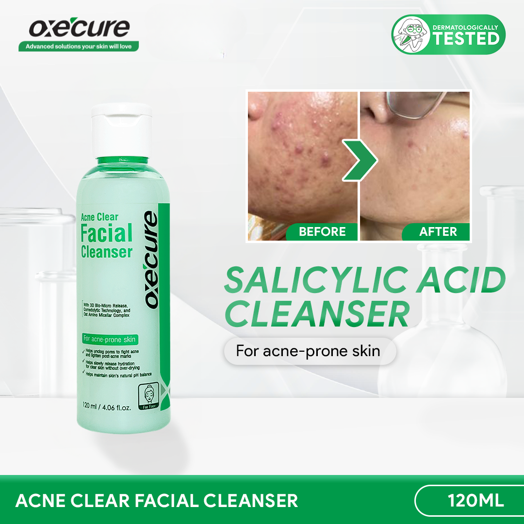 Oxecure 1.5% Salicylic Acid Acne Clear Facial Cleanser 120ml