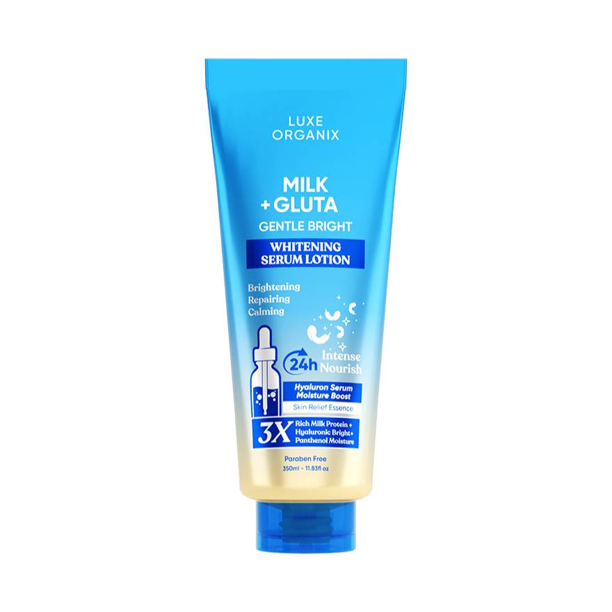Luxe Organix Milk + Gluta Whitening Serum Lotion 350ml