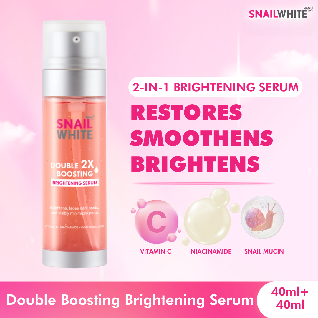 SnailWhite Double Boosting Brightening Serum 40ml+40ml