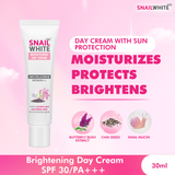 SnailWhite Brightening Day Cream SPF 30/PA+++ 30mL