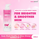 SnailWhite Body Wash Healthy & Glow Daisy 500ml