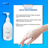 Hally Nicotinamide Moisturizing Body Lotion 250ml