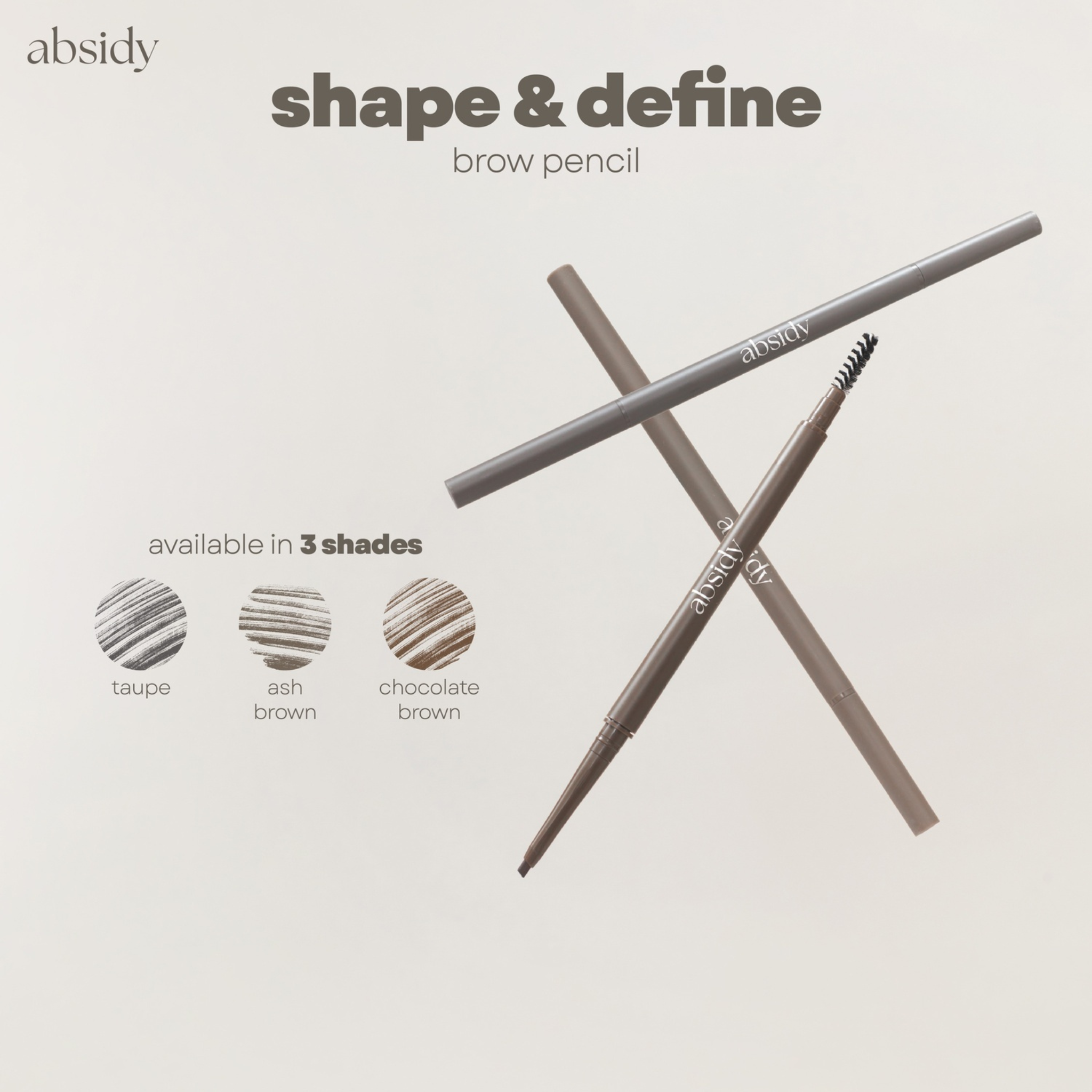 Absidy Beauty Shape and Define Eyebrow Pencil