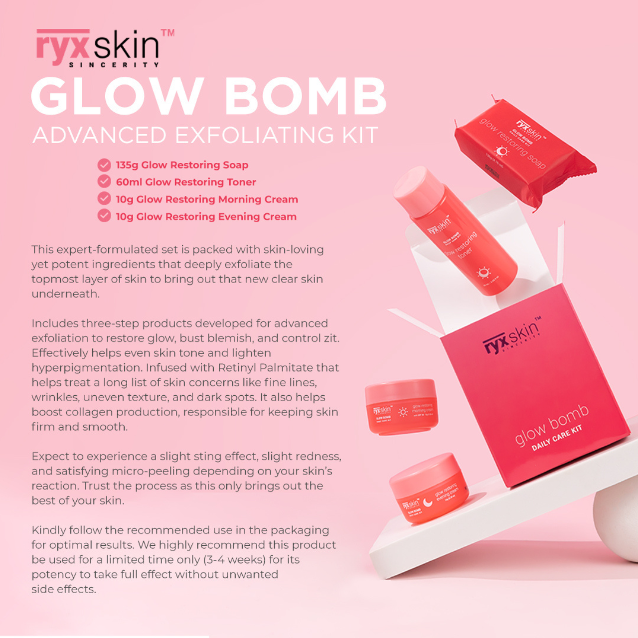 RyxSkin Sincerity Glow Bomb Set