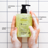 Perfect Glow Skin Glowry Grass Green AHA Fruit Acid Smooth Skin Body Wash