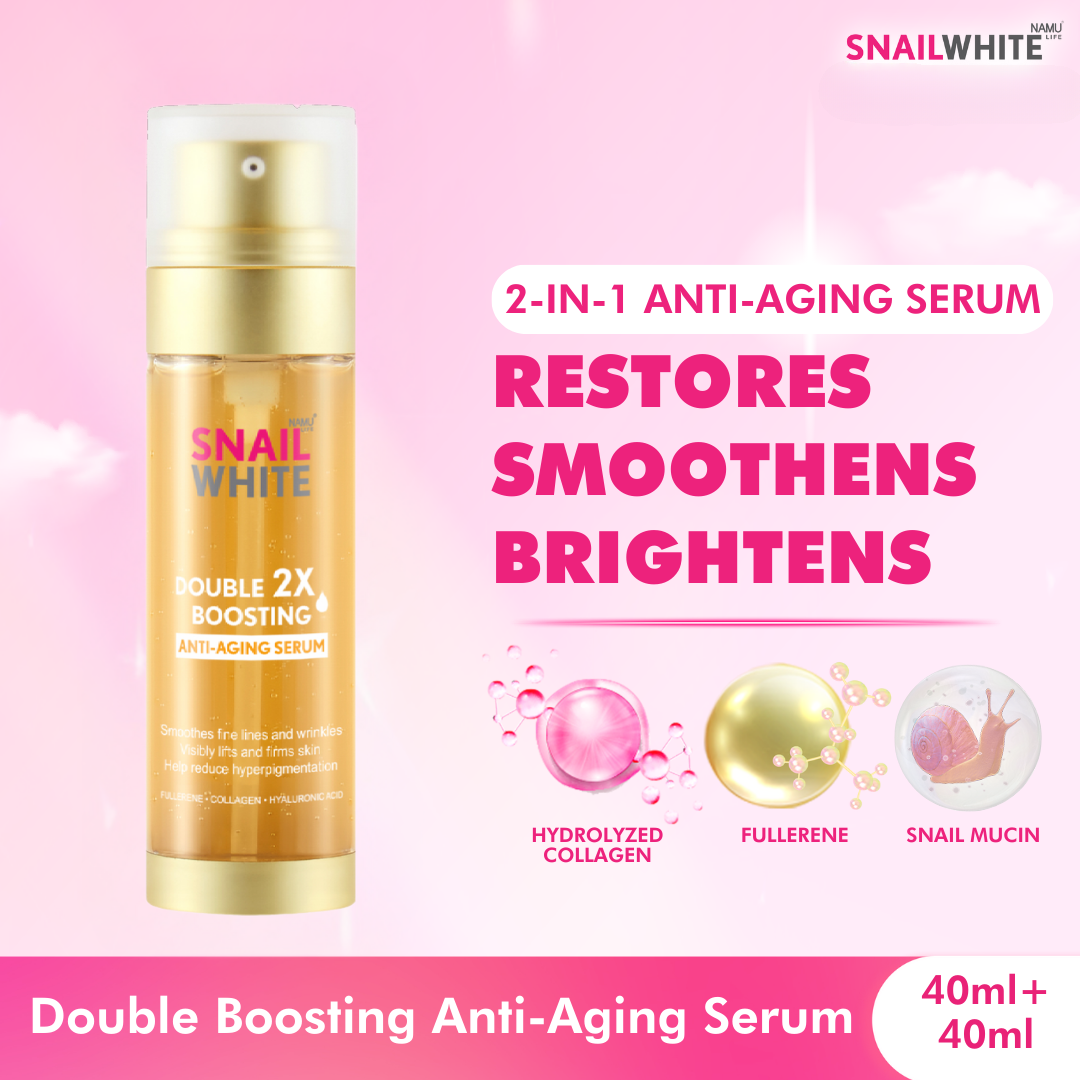 SnailWhite Double Boosting Anti-Aging Serum 40ml+40ml