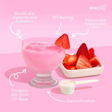 Dear Face Beauty Milk Strawberry Glutathione Drink