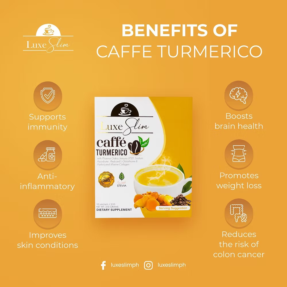 Luxe Slim Caffe Turmerico 21g x 10 sachets