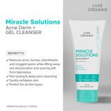Luxe Organix AHA-BHA Miracle Solutions Facial Cleanser 150g