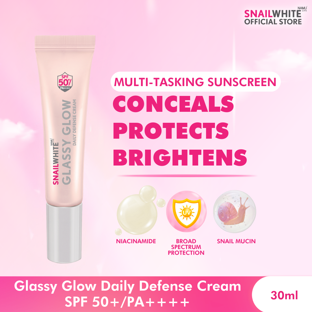 SnailWhite Glassy Glow Daily Defense Cream SPF 50+ PA+++ 30ml