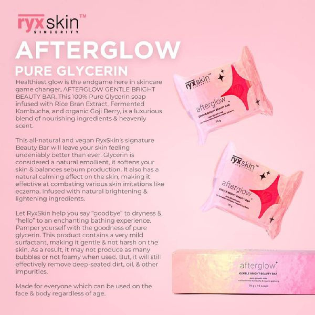 RyxSkin Sincerity Afterglow Gentle Bright Beauty Bar 70g