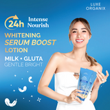 Luxe Organix Milk + Gluta Whitening Serum Lotion 350ml