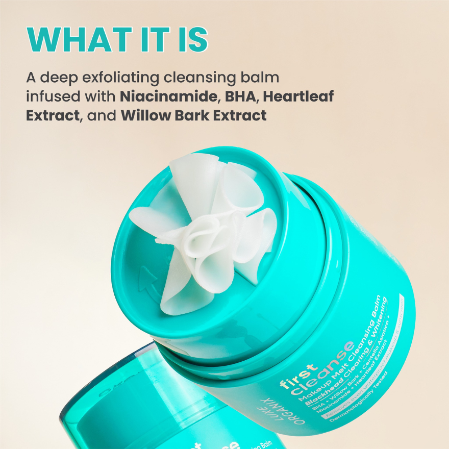 Luxe Organix First Cleanse Blackhead Clearing & Whitening Cleansing Balm