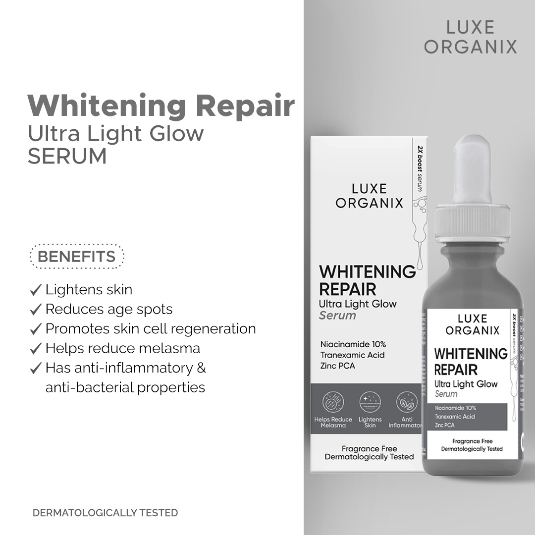 Luxe Organix Whitening Repair Serum Niacinamide 10% 30ml