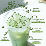 Dear Face Beauty Milk Matcha Latte Green Tea + Glutathione + Antioxidant Drink