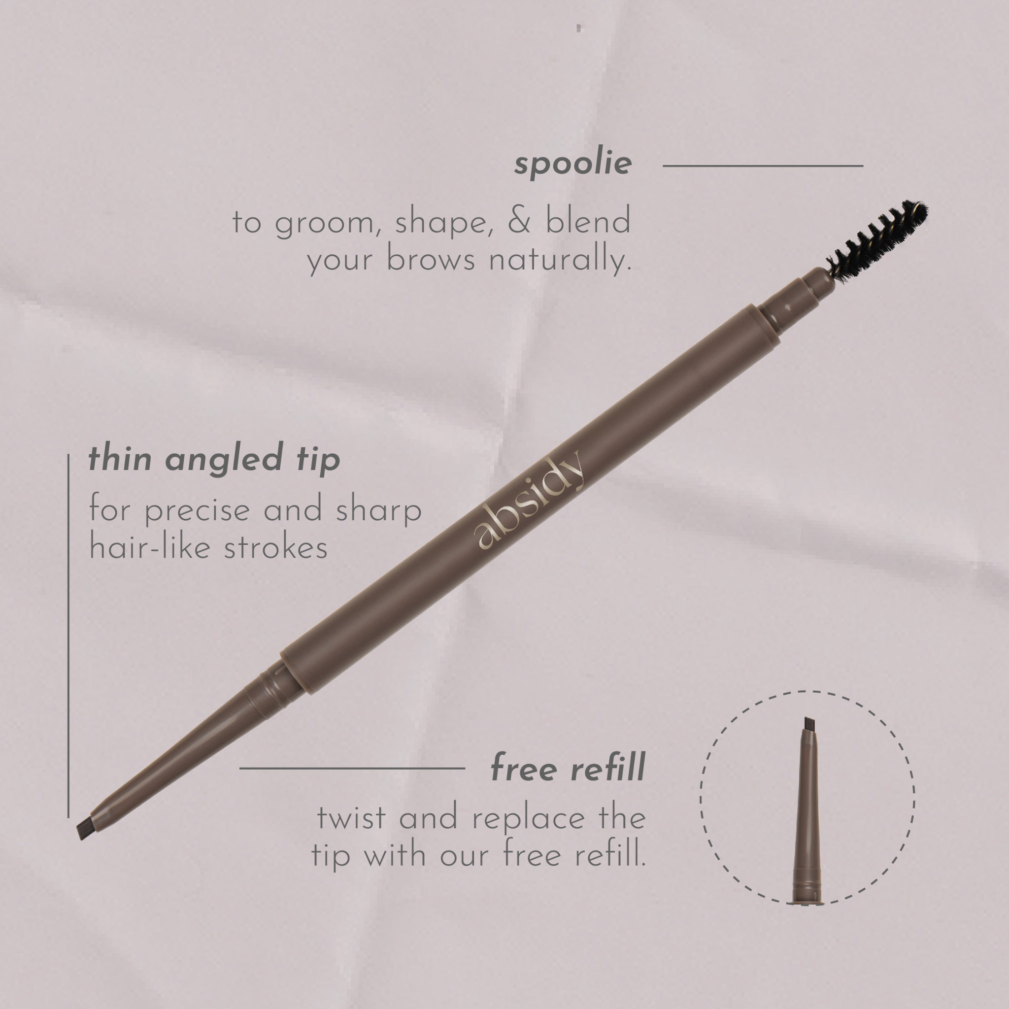 Absidy Beauty Shape and Define Eyebrow Pencil
