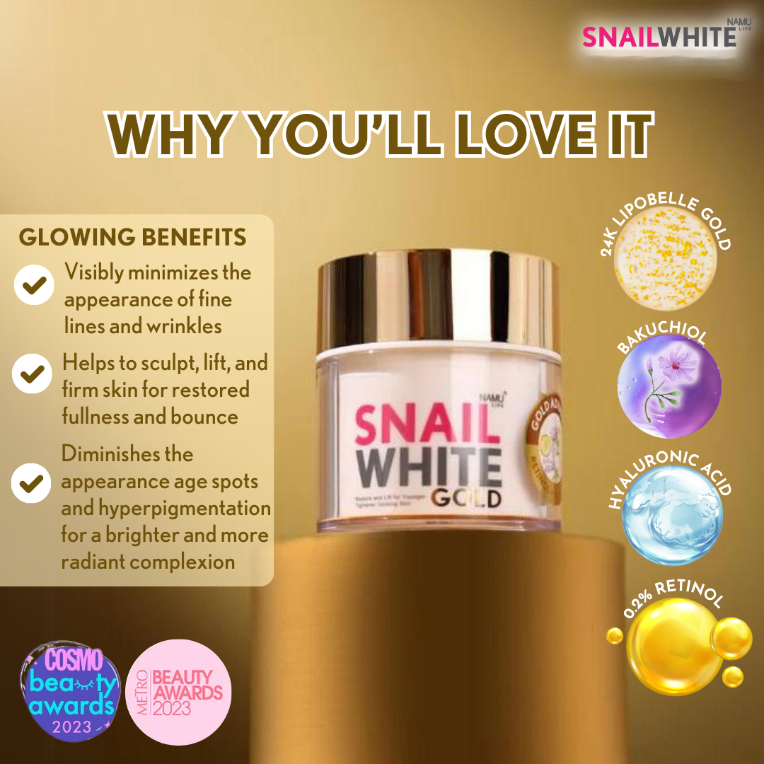 SnailWhite Gold Advanced Cream with Retinol + Bakuchiol 50ml