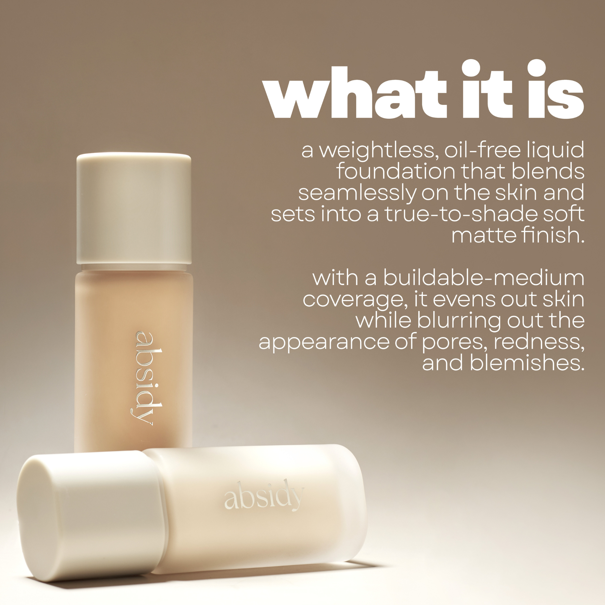 Absidy Beauty Base Weightless Touch Foundation