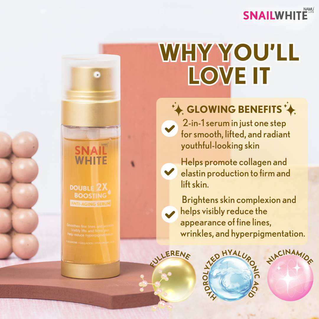 SnailWhite Double Boosting Anti-Aging Serum 40ml+40ml