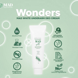 MAD Beauty Essentials Whitening Underarm Deo Cream