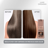 Luxe Organix Hair Color Shampoo Natural Brown 200ml