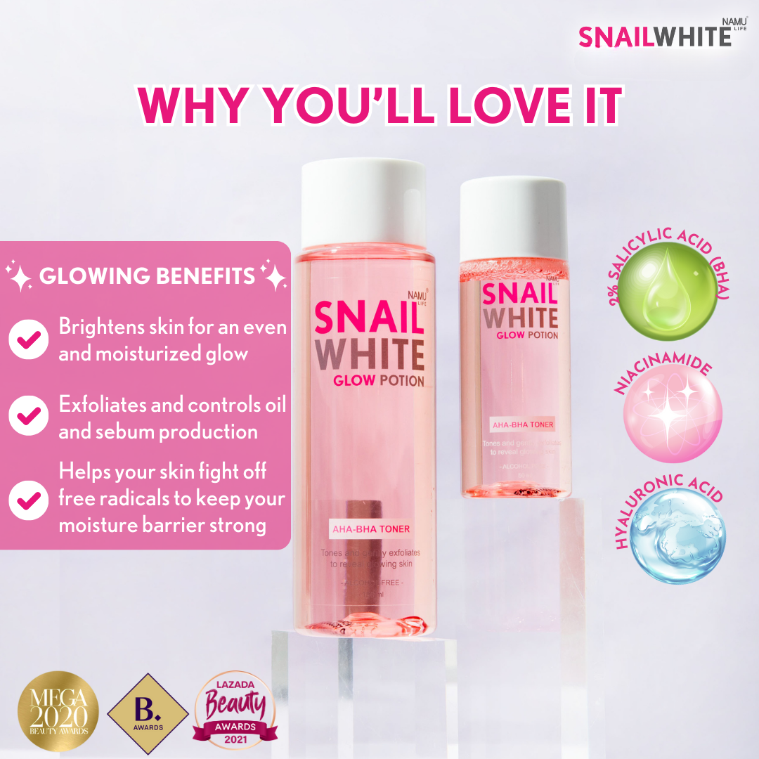 SnailWhite Glow Potion AHA·BHA Toner 150ml
