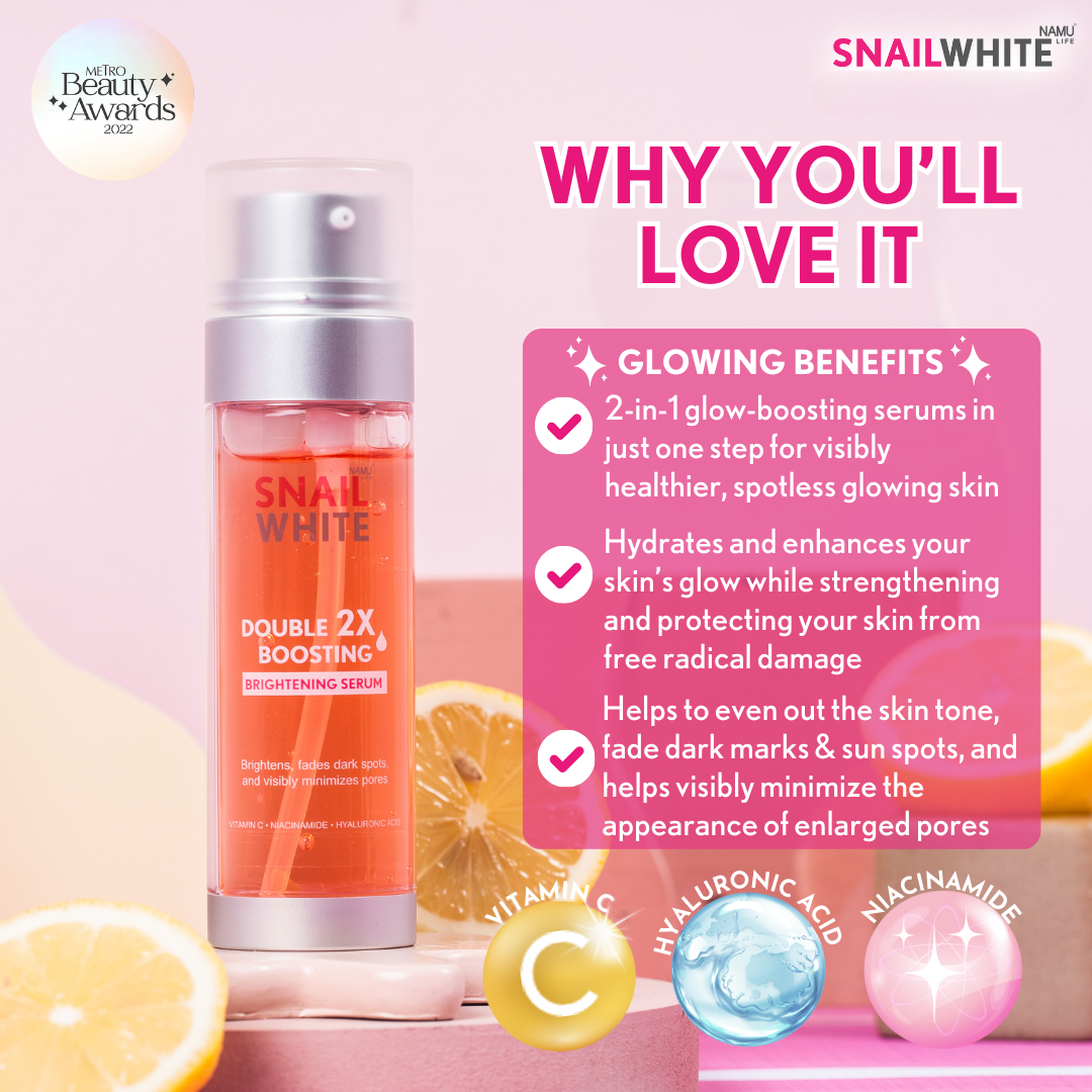 SnailWhite Double Boosting Brightening Serum 40ml+40ml