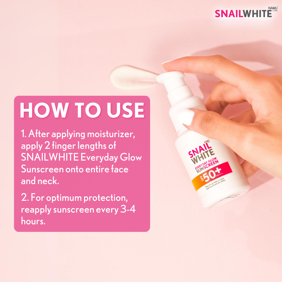 SnailWhite Everyday Glow Sunscreen SPF 50+/PA++++ 50ml