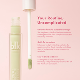 BLK Cosmetics Life-Proof Airy Corrector Green