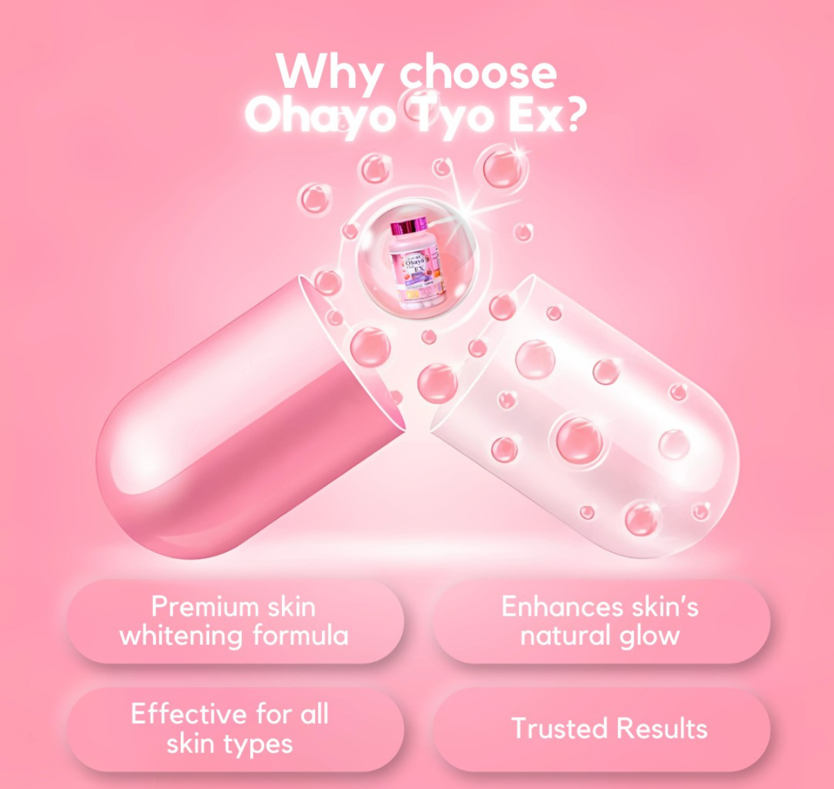 Ohayo Tyo Ex Lumine White 60caps