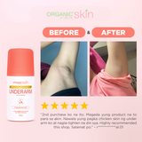 Organic Skin Japan Intensive Whitening Underarm Powder Dry Deodorant Roll On 40ml