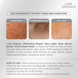 Luxe Organix Whitening Repair Ultra Light Glow Niacinamide Sheet Mask 25ml