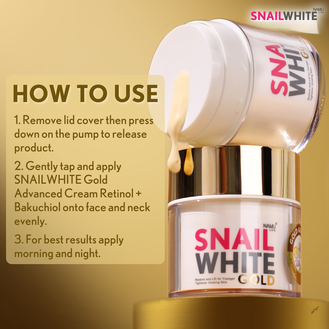 SnailWhite Gold Advanced Cream with Retinol + Bakuchiol 50ml