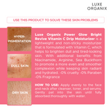 Luxe Organix Power Glow Bright Revive Vitamin C Drip Moisturizer 50g