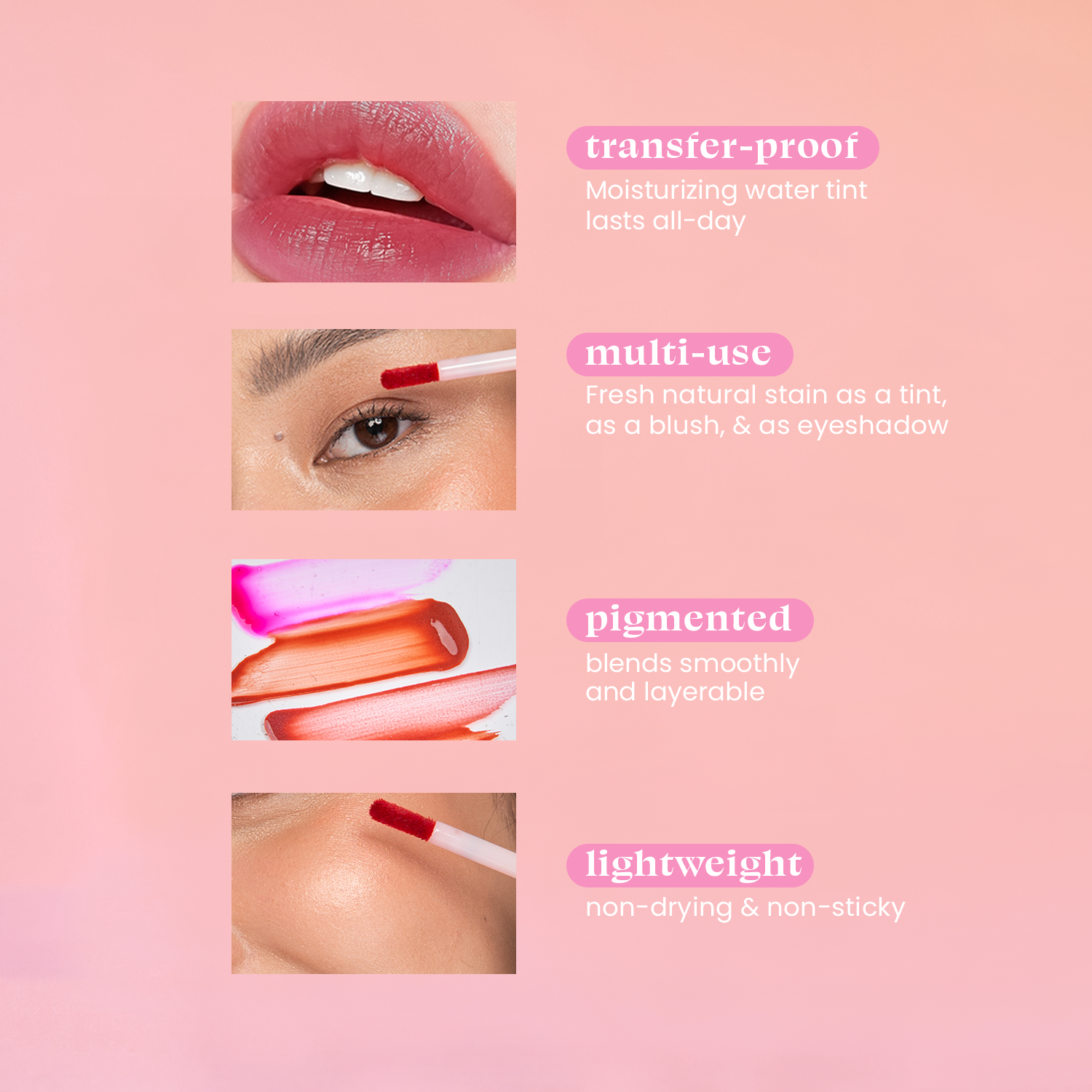 BLK Cosmetics Lip and Cheek Water Tint