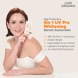 Luxe Organix 5-in-1 UV Pro Whitening Serum Sunscreen SPF 50 PA+++ 40ml