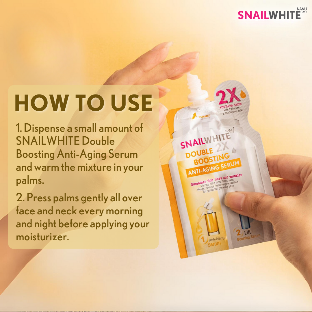 SnailWhite Double Boosting Anti-Aging Serum 40ml+40ml