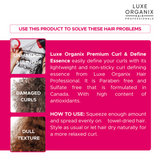 Luxe Organix Premium Keratin Curl & Define Essence 250ml