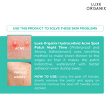 Luxe Organix Hydrocolloid Acne Patch Night Time