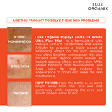 Luxe Organix Papaya Gluta 3X White Ultra Fine Mist 80ml