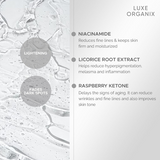 Luxe Organix Whitening Repair Ultra Light Glow Foam Cleanser 150ml