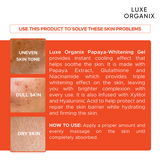 Luxe Organix Papaya Gluta Whitening Gel Triple Serum Boost 300ml